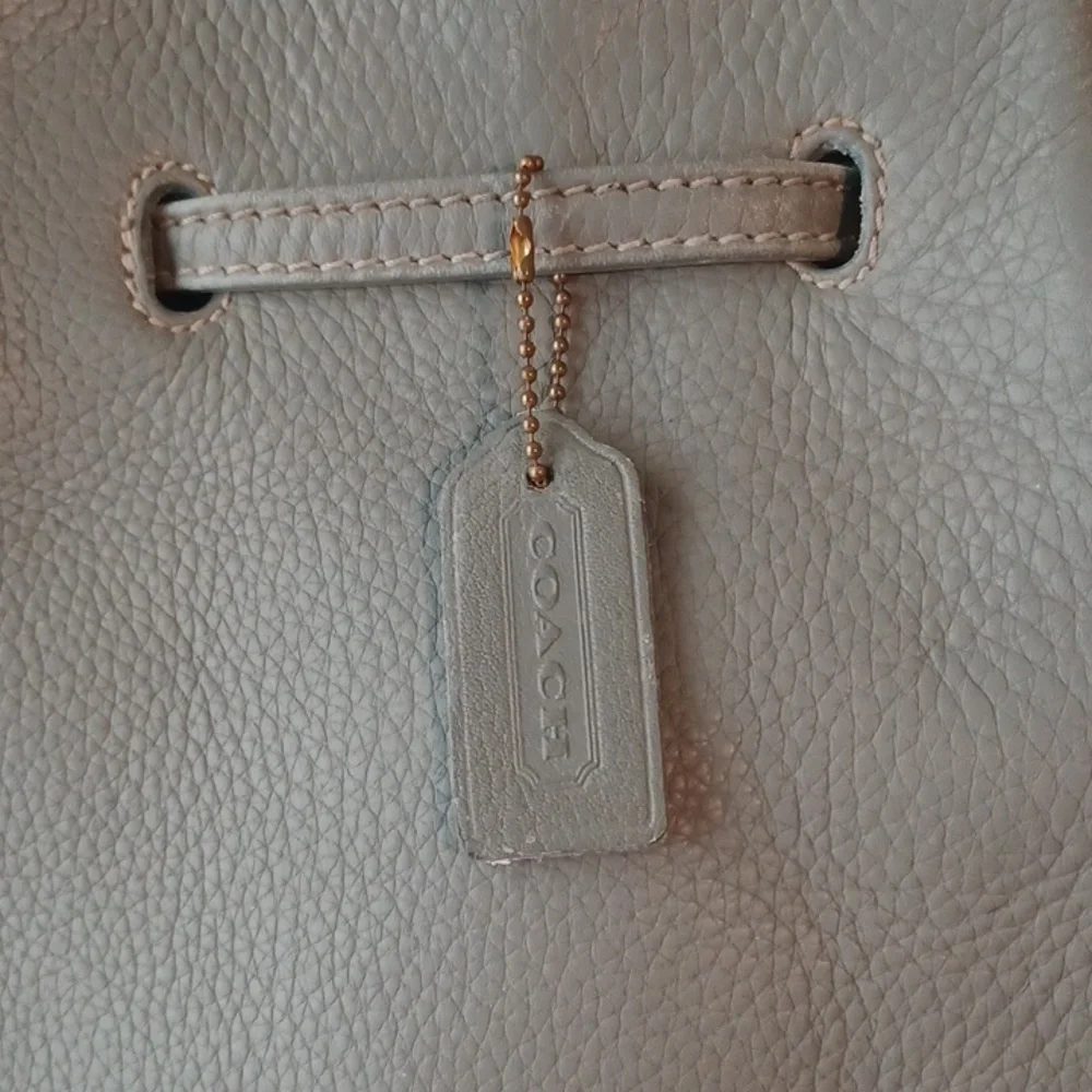 Coach Vintage A6E4922 Sonoma Leather Pebbled Backpack Purse Sling Bag DUST BAG - Picture 2 of 16